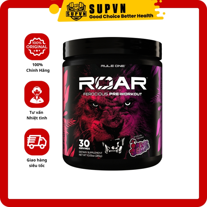 Rule 1 Roar Pre Workout Tăng Sức Mạnh 30 Lần Dùng