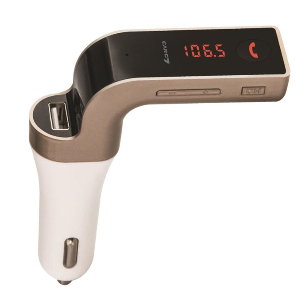 Car G7 Bluetooth FM Transmitter  Wireless Hands Free Modulator