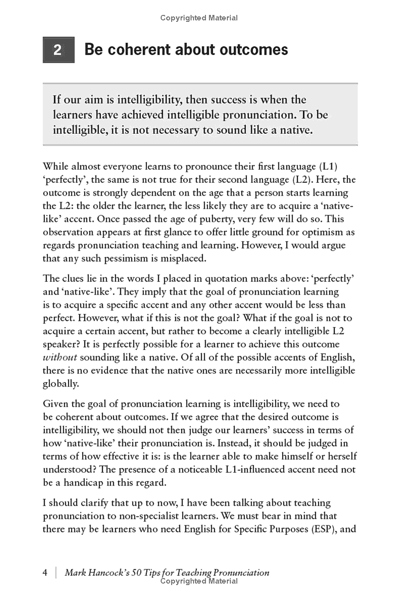 Mark Hancock’s 50 Tips For Teaching Pronunciation - Pocket Editions