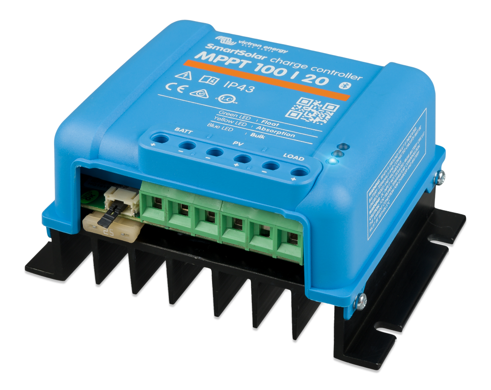 Bộ biến đổi điện năng từ tấm pin năng lượng mặt trời BlueSolar MPPT 100/20 Retail