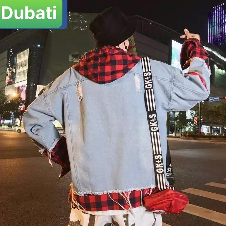 ÁO KHOÁC JEAN UNISEX NAM NỮ CHẤT BÒ PHỐI NÓN NỈ PHONG CÁCH TRẺ TRUNG NĂNG ĐỘNG CAO CẤP- DUBATI FASHION