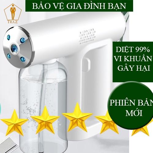 Súng, Máy Phun Khử Trùng NANO Cầm Tay Tiệt Trùng Diệt Khuẩn Bằng Tia UV