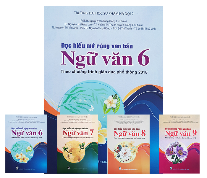 Sách tham khảo cấp II - Combo 4 quyển sách Đọc hiểu mở rộng văn bản Ngữ văn từ lớp 6 - 9 Theo Chương trình Giáo dục phổ thông 2018