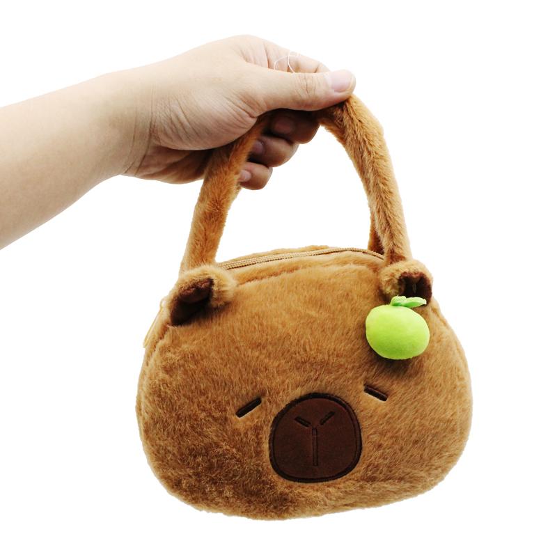 Túi Vải Hình Capybara - WanLongDa 70-2 - Màu Nâu