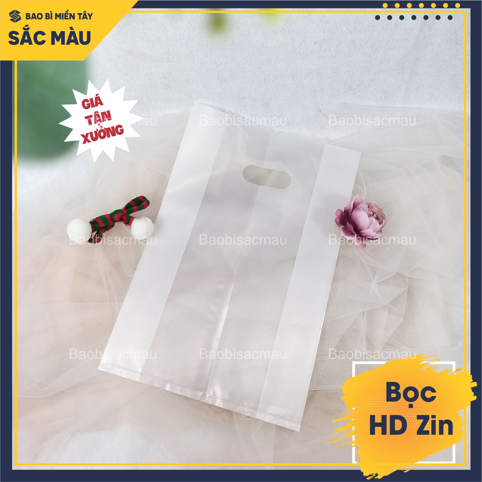 1 KG Túi HD Zin Trắng dùng để đựng quần áo, mỹ phẩm, nước hoa, trái cây, phụ kiện, trang sức... đầy đủ kích thước