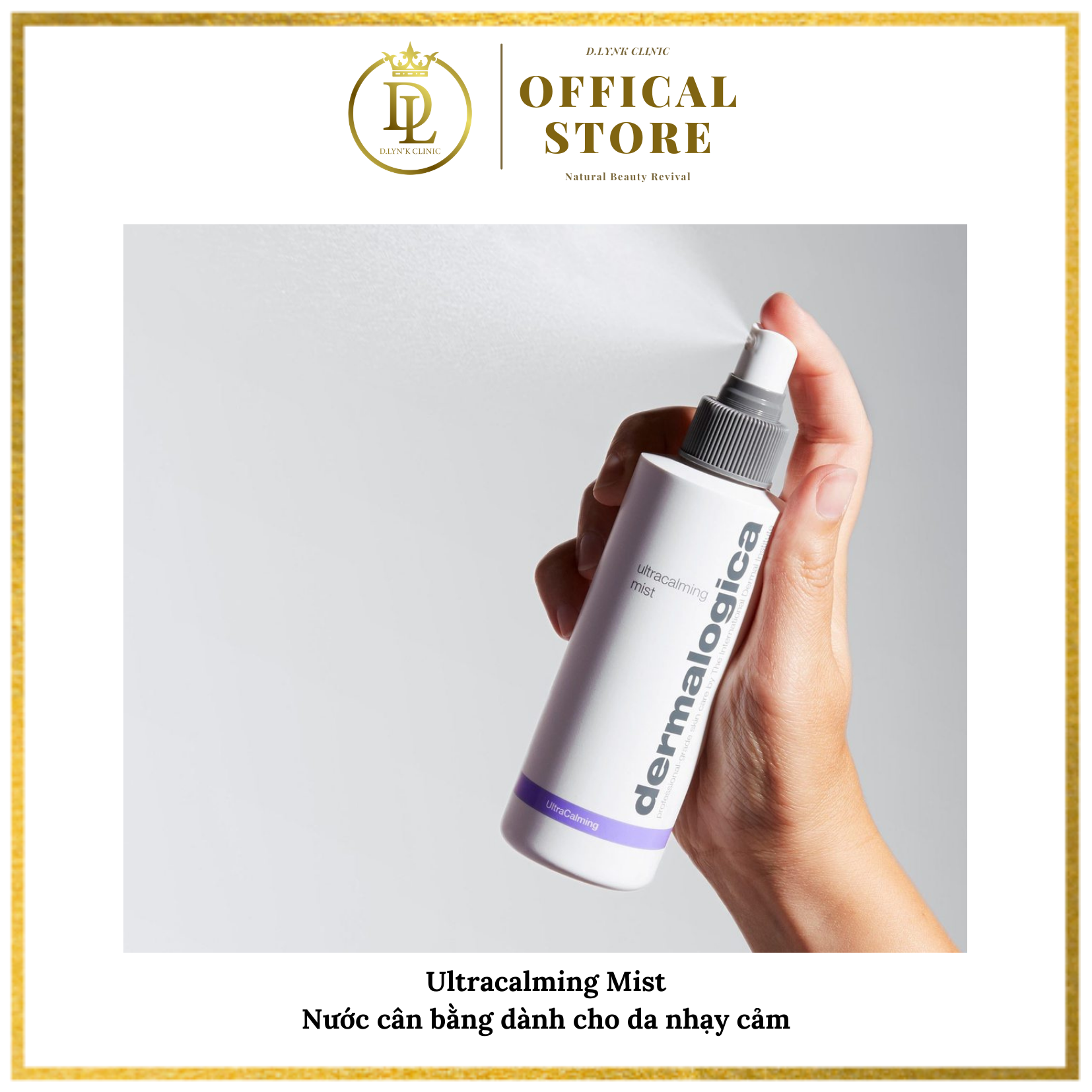 Nước hoa hồng/cân bằng làm dịu viêm sưng, mẫn đỏ, kích ứng da Dermalogica Ultracalming Mist