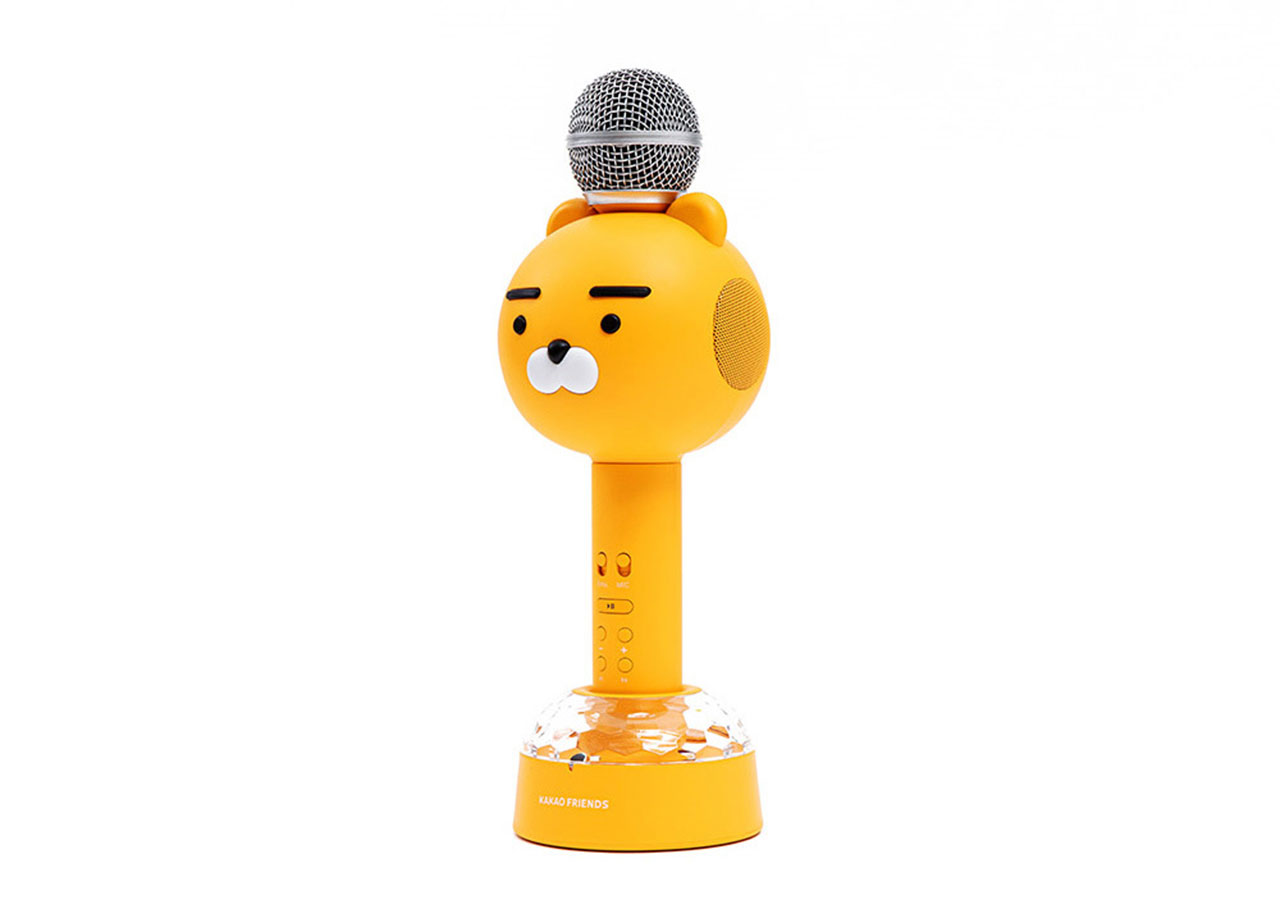 Micro Karaoke Kèm Loa Bluetooth Ryan &amp; Apeach KAKAO FRIENDS - Hàng chính hãng