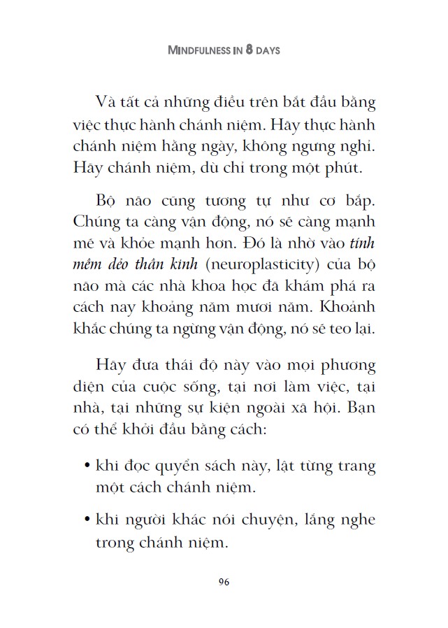 Bí Quyết Sống Tỉnh Thức Trong 8 Ngày - Tìm sự bình an giữa thế giới chuyển đổi