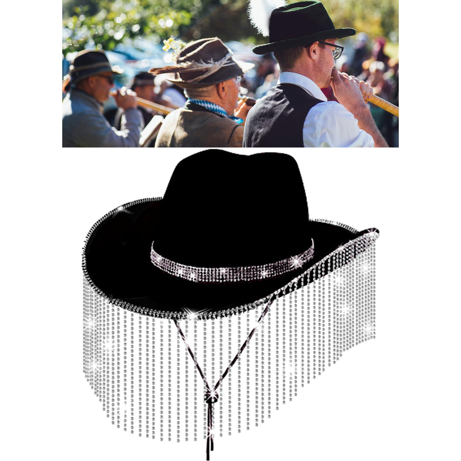 Cowboy Hat Women Cowgirl Hat Wide Brim Costume Accessories Fashion Comfortable Sunhat Summer Outdoor Hat for Travel Beach Festivals