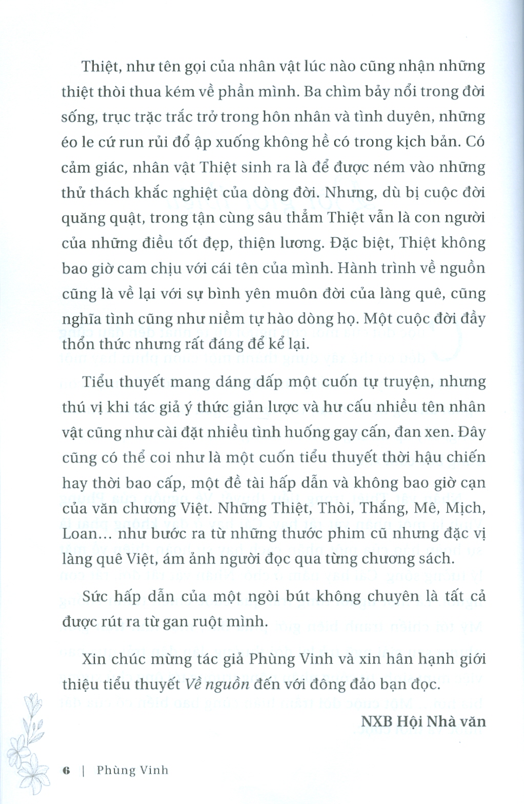 Về Nguồn (Tiểu thuyết)