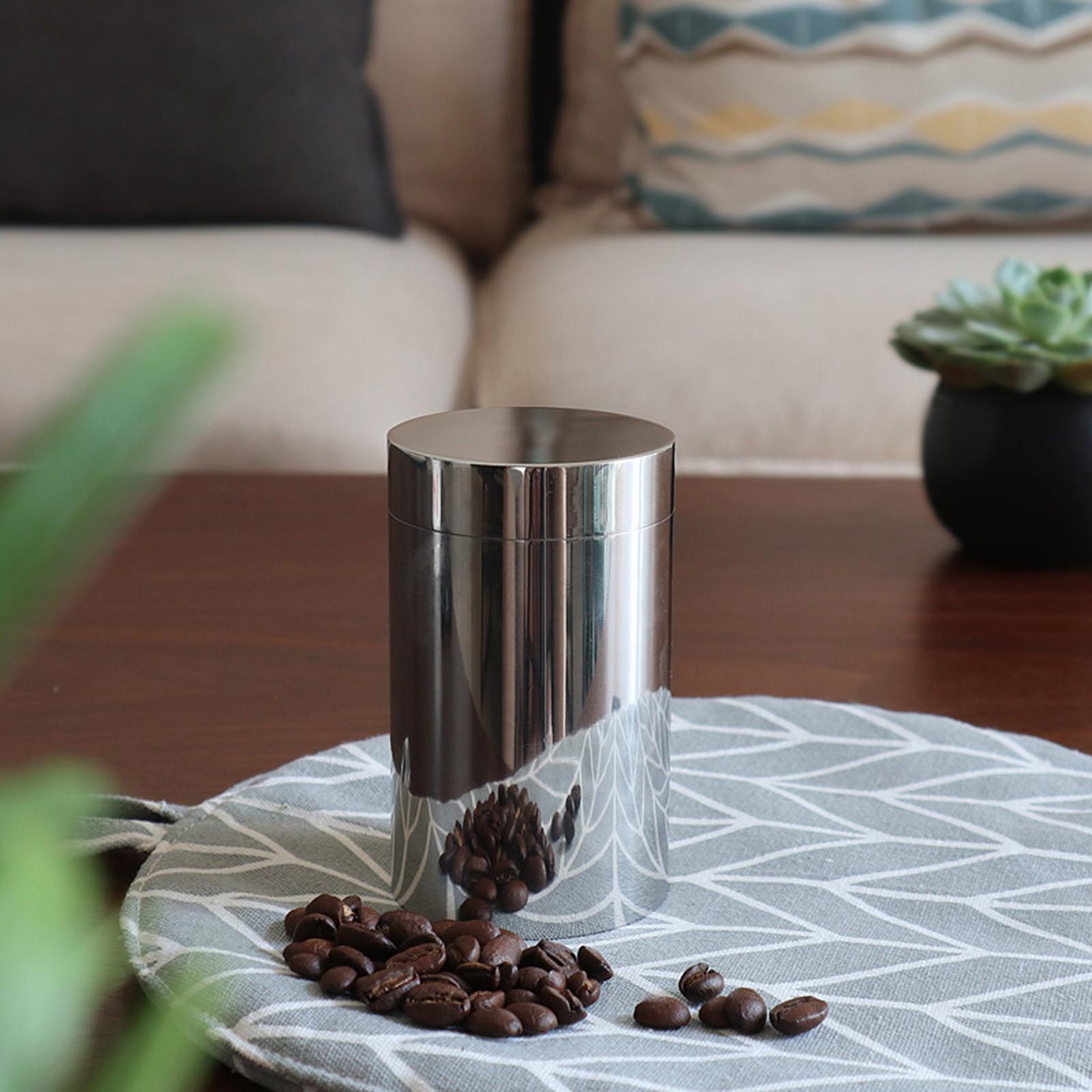 Mini Tea Storage Containers Organizer Round Tin Can Box for Tea Coffee