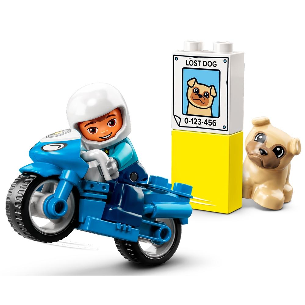 Đồ Chơi Lắp Ráp Lego Duplo 10967 - Police Motorcycle (5 Mảnh Ghép)