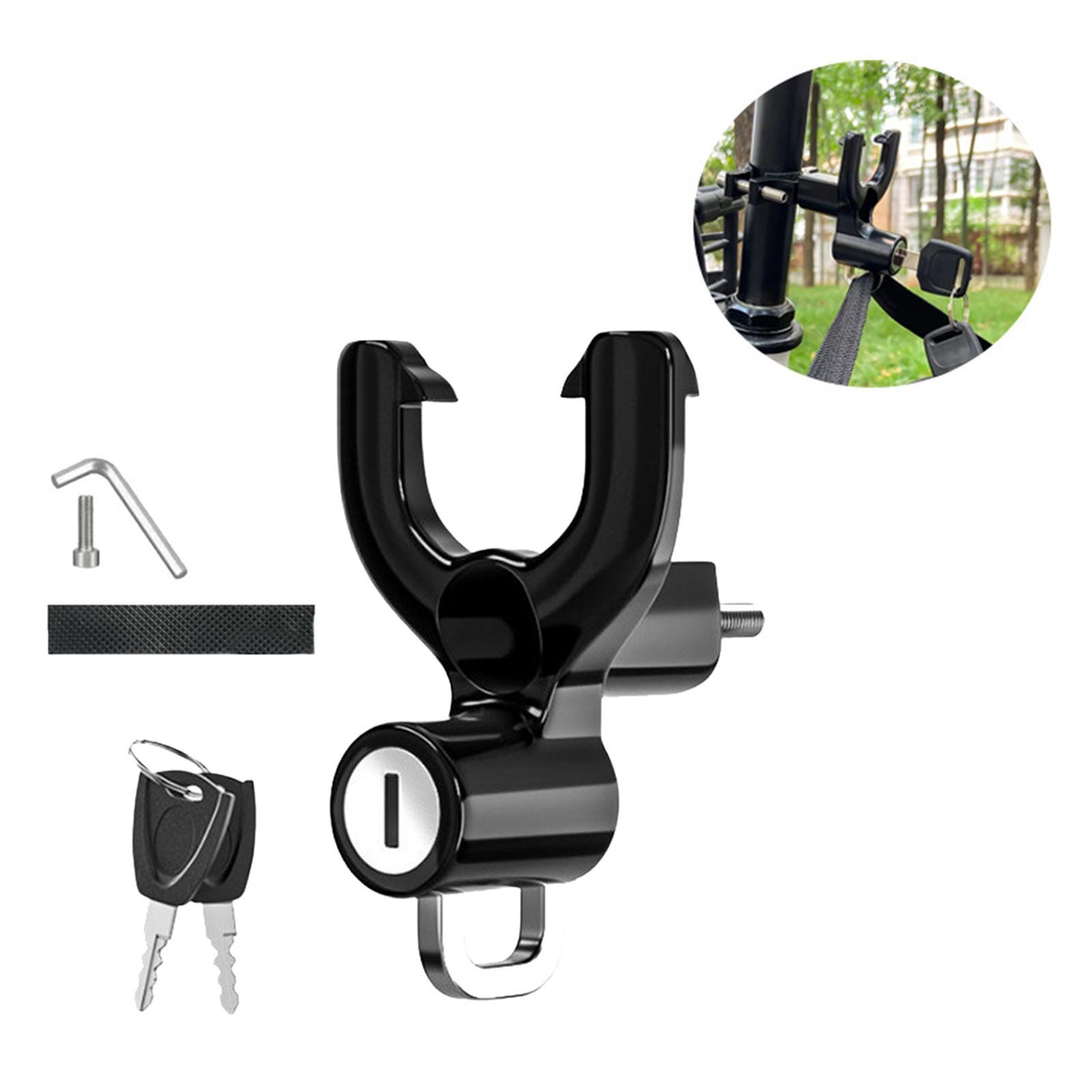 Motorcycle Lock Hook Waterproof Anti Rust Easy Installation Universal