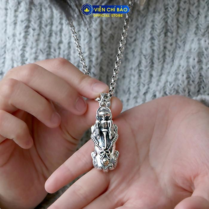 Mặt vòng cổ bạc nam mặt Tỳ Hưu Thiên Lộc Kim Tiền chất liệu bạc Thái 925 thương hiệu Viễn Chí Bảo M100313