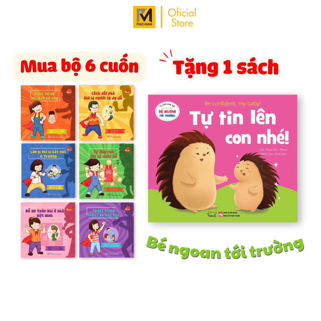 Trọn Bộ 6 cuốn - Kĩ Năng Tự Bảo Vệ Mình - Sách Kỹ Năng Sống Cho Bé