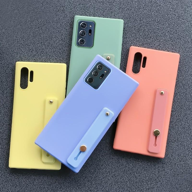 Ốp silicon dẻo kèm dây xỏ tay cho samsung galaxy Note 10 / Note 10 plus / S10 / S10 Plus / Note 9 / Note 8 / S9+ / S8+
