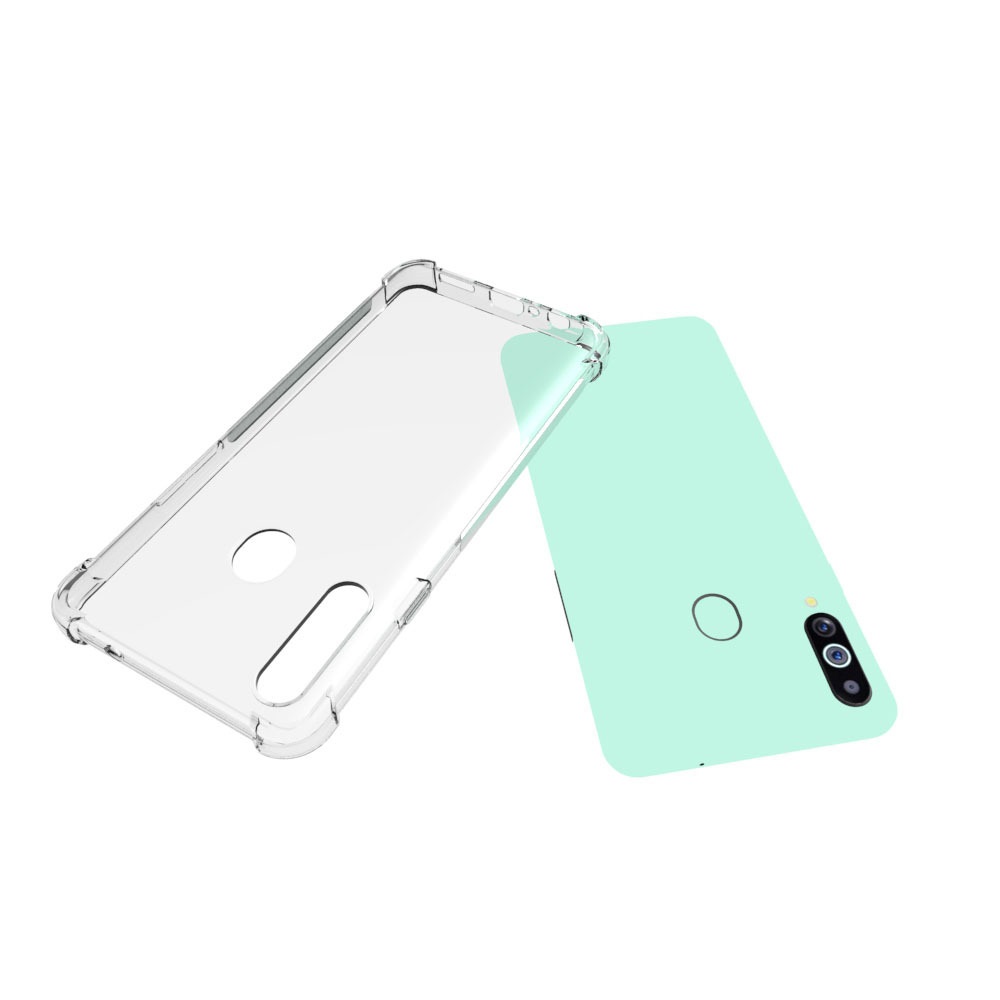 Ốp lưng Silicon dẻo trong, suốt chống sốc cho Samsung Galaxy A20s