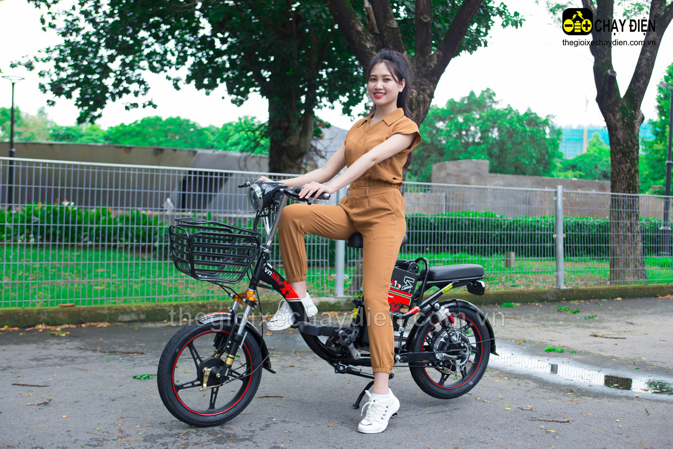 XE ĐẠP ĐIỆN VNBIKE V1 18INCH PLUS