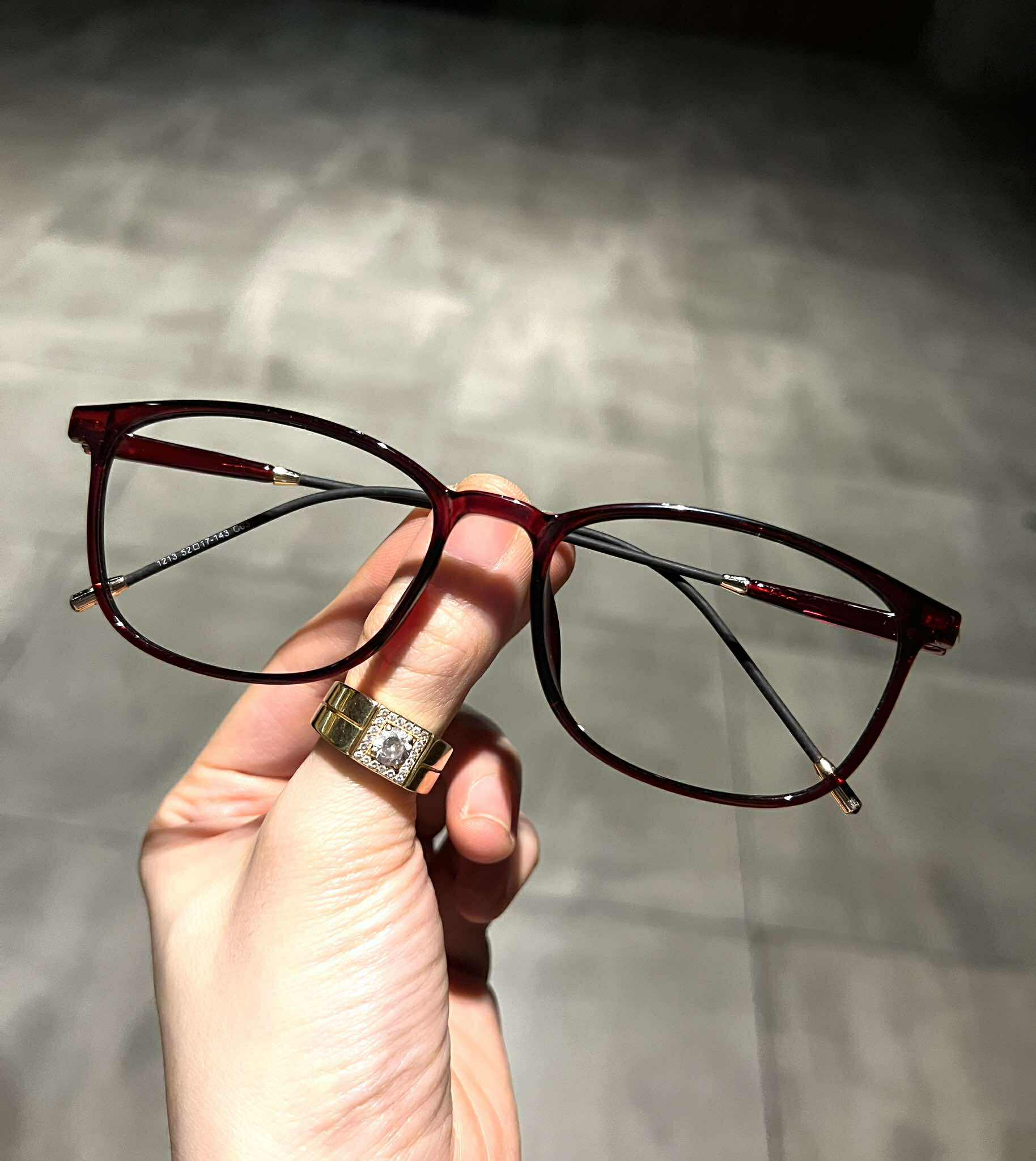 Kính thời trang unisex dáng mắt bầu gọng nhẹ cao cấp