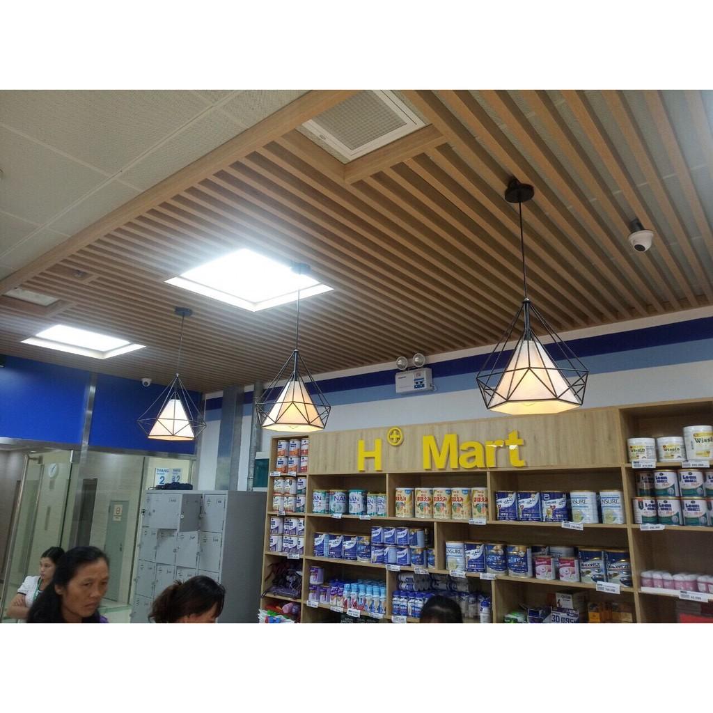 Đèn thả kim cương phi 250 gồm bóng Trang trí quán cà phê