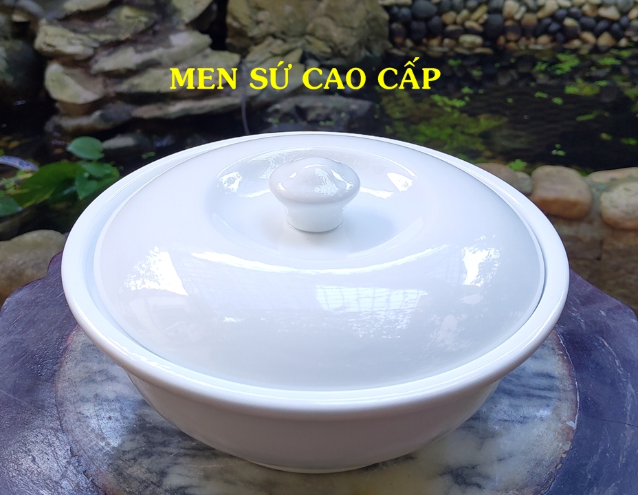 Âu Đựng Cơm Canh Gốm Sứ Bat Trang