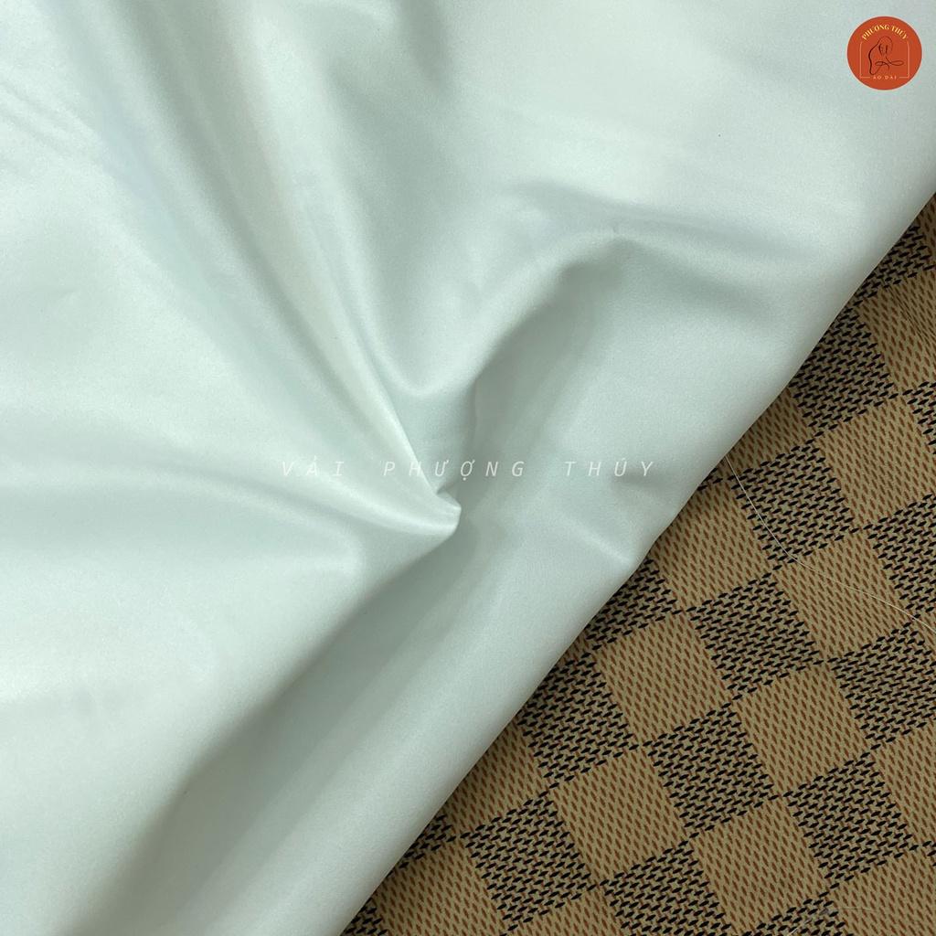 Vải Gấm Tafta PHƯỢNG THÚY Dày Dặn, Giữ Phom Dáng Chuẩn, Vải May Đầm, May Váy Trang Phục Cưới, Vải may rèm trang trí