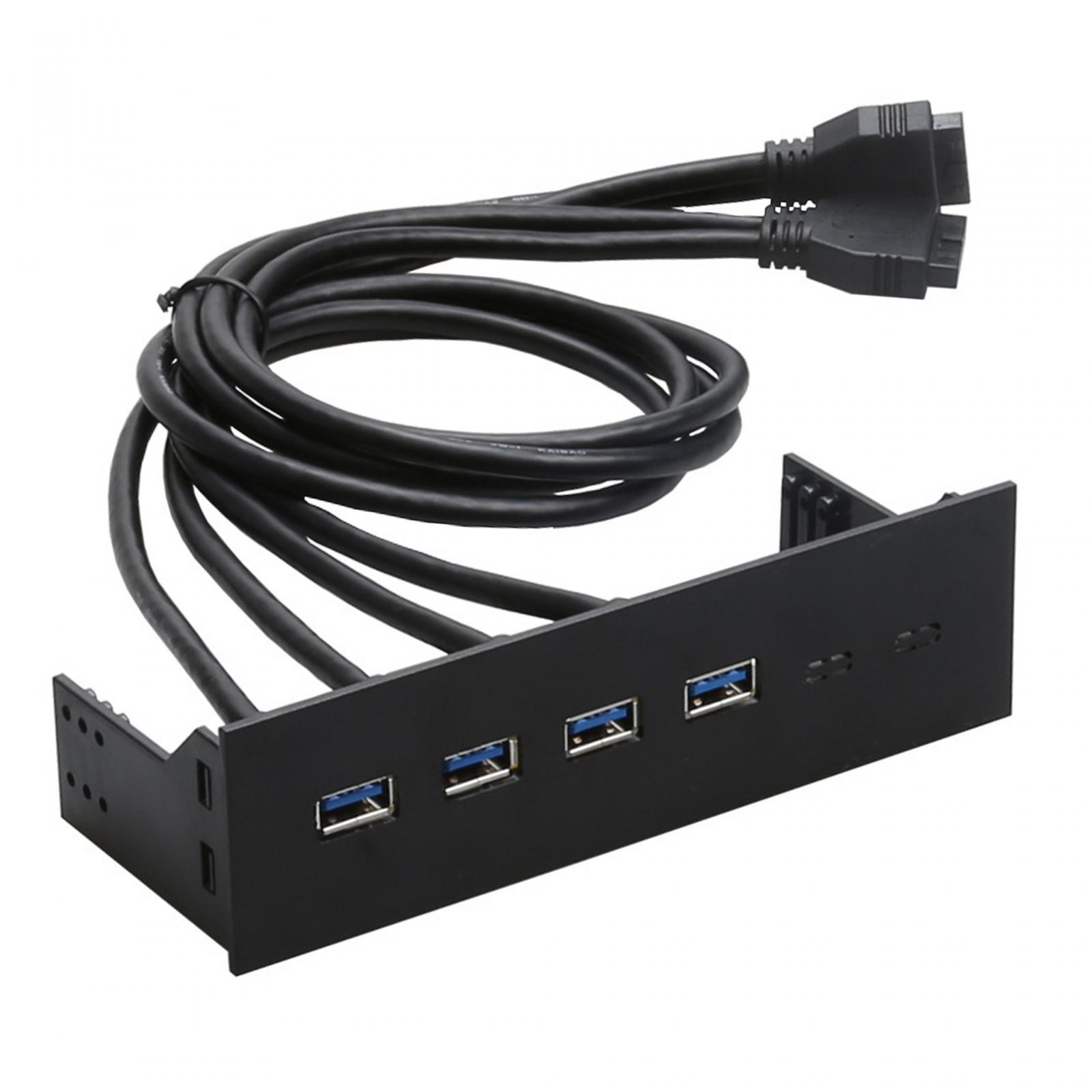 5.25" Front Panel Optical Drive Front Panel,Multifunction,High Speed USB Hubs Plug and Play USB Front Panel Adapter ,Computer Expansion Board