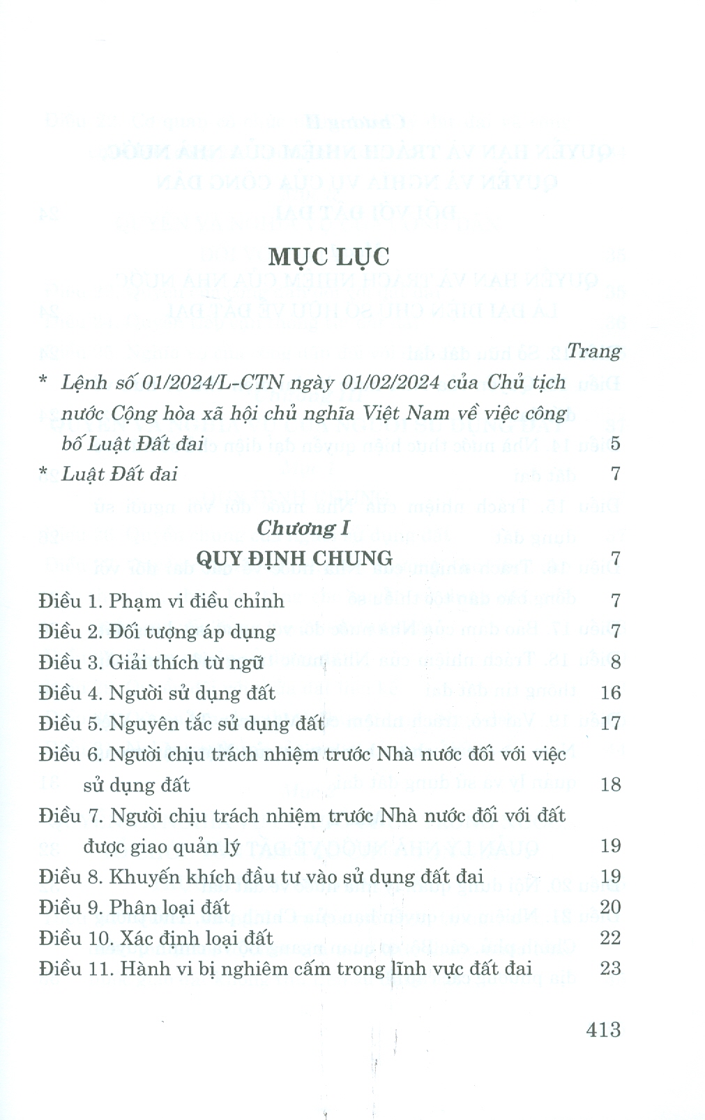 Luật Đất Đai (Sửa đổi, bổ sung năm 2024)