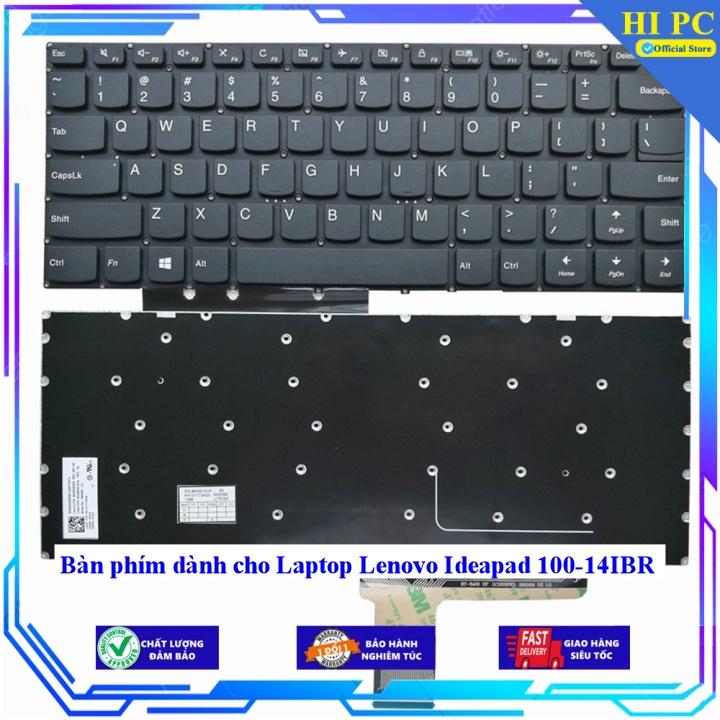 Bàn phím dành cho Laptop Lenovo Ideapad 100-14IBR - Phím Zin - Hàng Nhập Khẩu