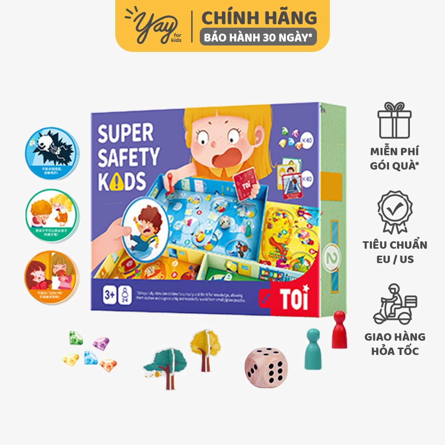 Bộ Boardgame An Toàn Là Trên Hết Bé 3+ Super Safety Kids - TOI