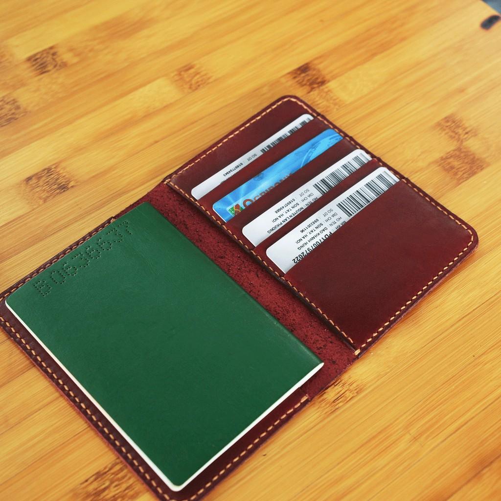 Bìa bọc sổ Field Notes - Da bò nhập khẩu - Đồ da Handmade DTV159