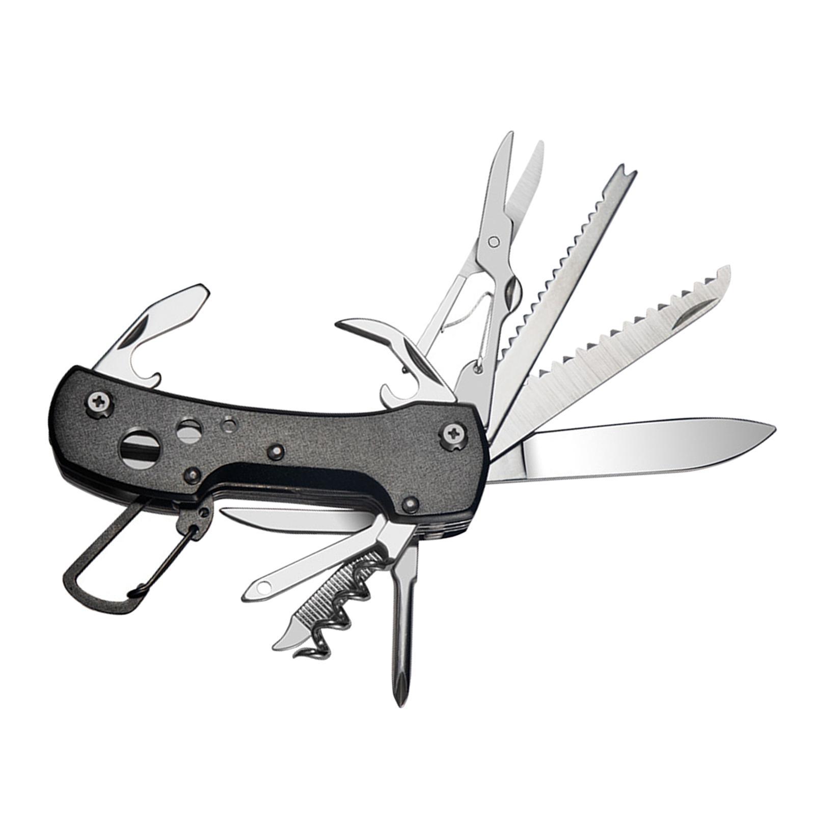 Pocket Multitool Pliers Saw Foldable for Survival Hiking Outdoor