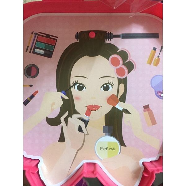 Vali trang điểm chiếc nơ xinh xắn_ Make up set