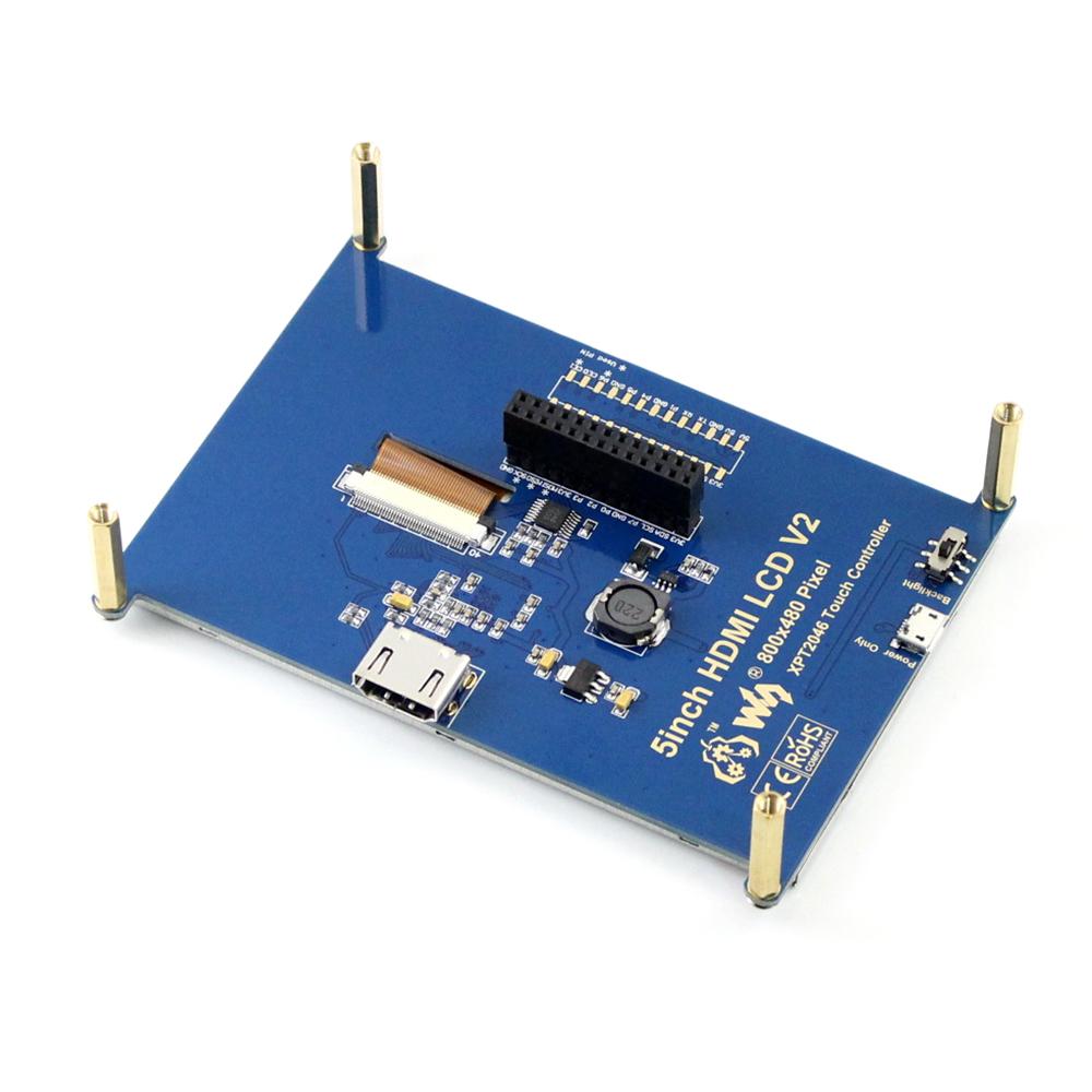 Màn hình cảm ứng điện dung 5 inch Màn hình LCD HD 800 × 480 Waveshare 10563