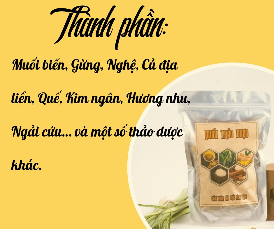 Muối Thảo Dược NatuQueens Túi 1KG