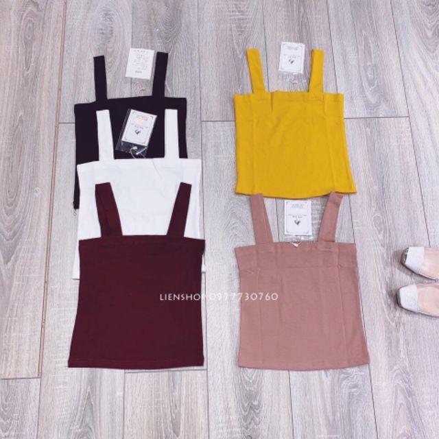 Áo 2 Dây Chất Bozip Co Giãn 4 Chiều