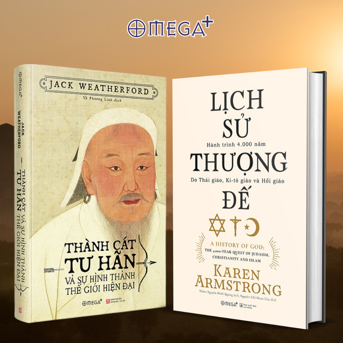 Combo Sách Lịch Sử Thành Cát Tư Hãn Và Sự Hình Thành Thế Giới Hiện Đại  Lịch Sử Thượng Đế
