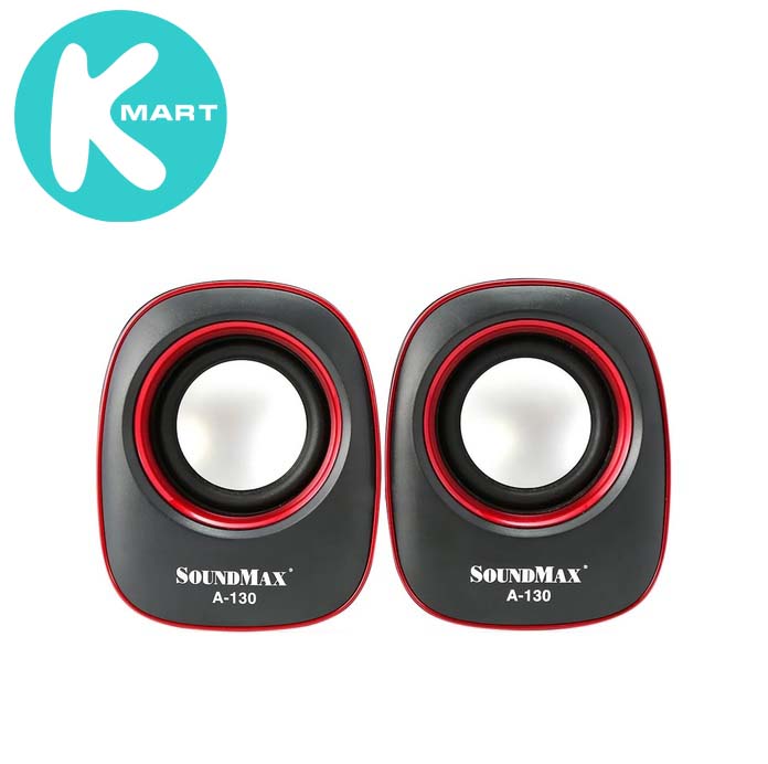 Loa SOUNDMAX A130 6W màu Xanh / Đỏ - Hàng Chính Hãng