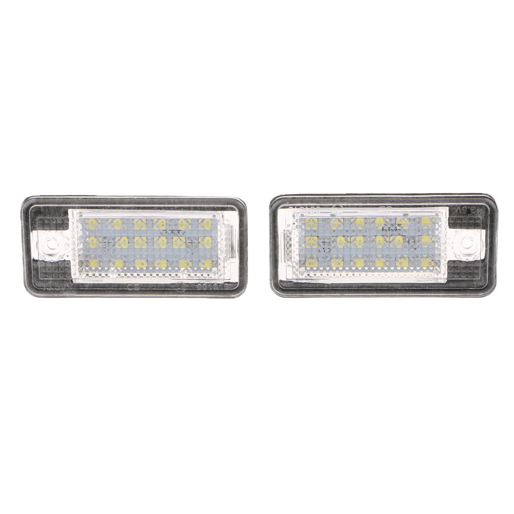 6500K 3.48W 12V License Plate Lights LED for A3 A4 B6 B7 A6 A8 Q7 A5
