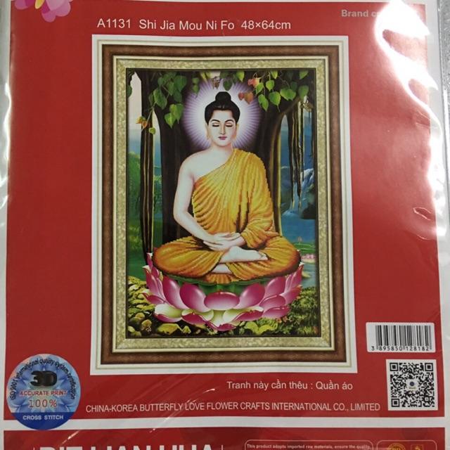 Tranh thêu chữ thập Phật A1131  chưa thêu