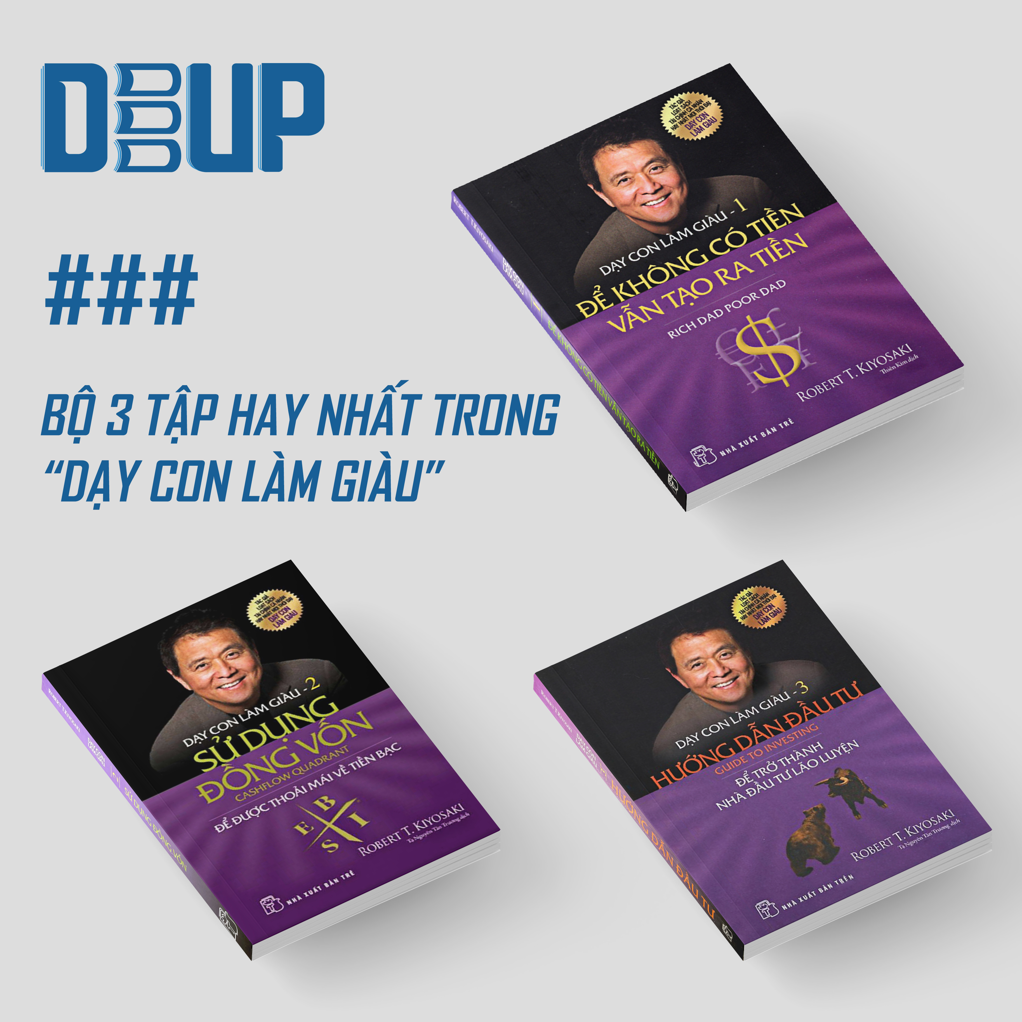 Combo Dạy Con Làm Giàu Tập 1 + Tập 2 + Tập 3