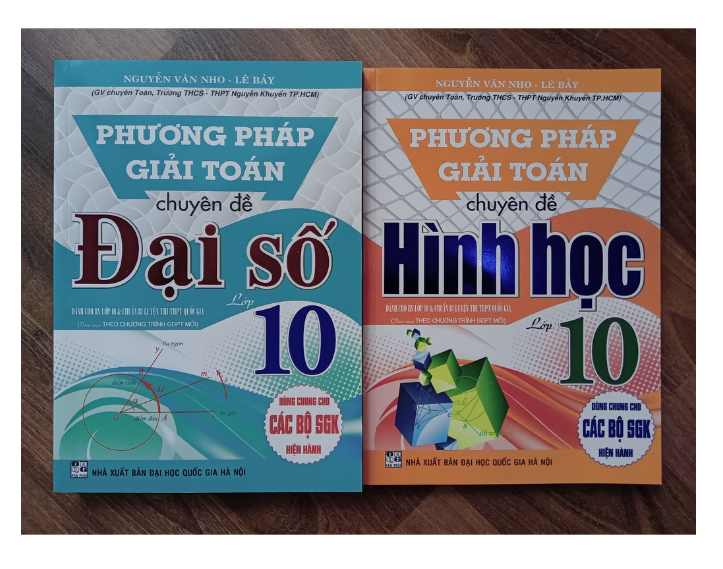 Sách - Combo Phương pháp giải Toán chuyên đề Đại Số 10 + Hình Học 10 (bộ 2 cuốn)