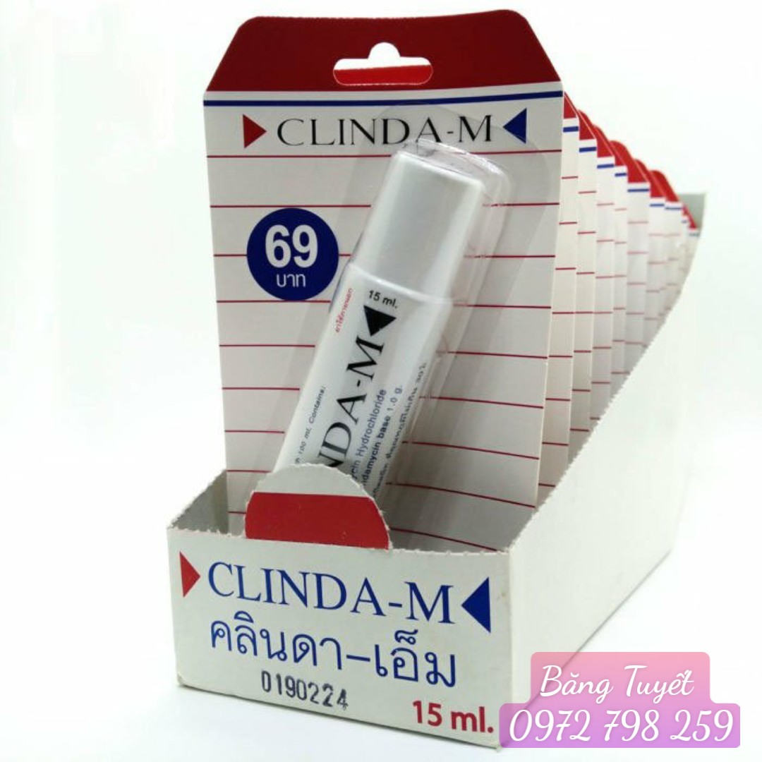 Serum Chấm Loại Bỏ Mụn CLINDA-M 15ml Thái Lan