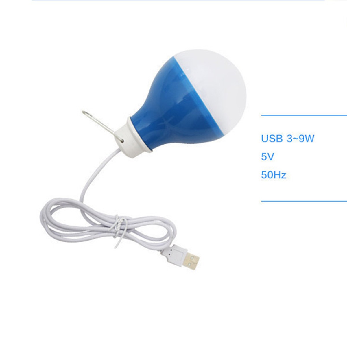 Bóng đèn led cắm USB dây dài nhiều màu (màu ngẫu nhiên)