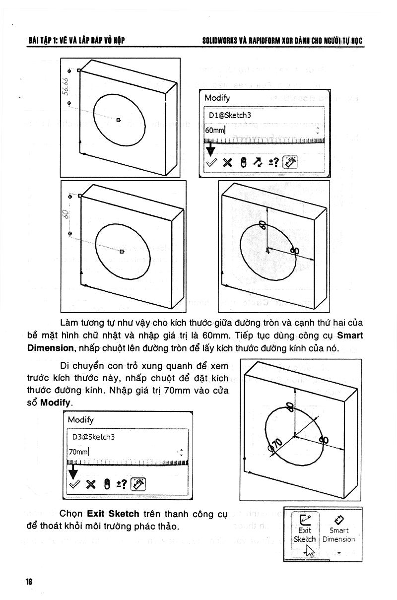 Sách Solidworks &amp; Rapidform Xor Dành Cho Người Tự Học