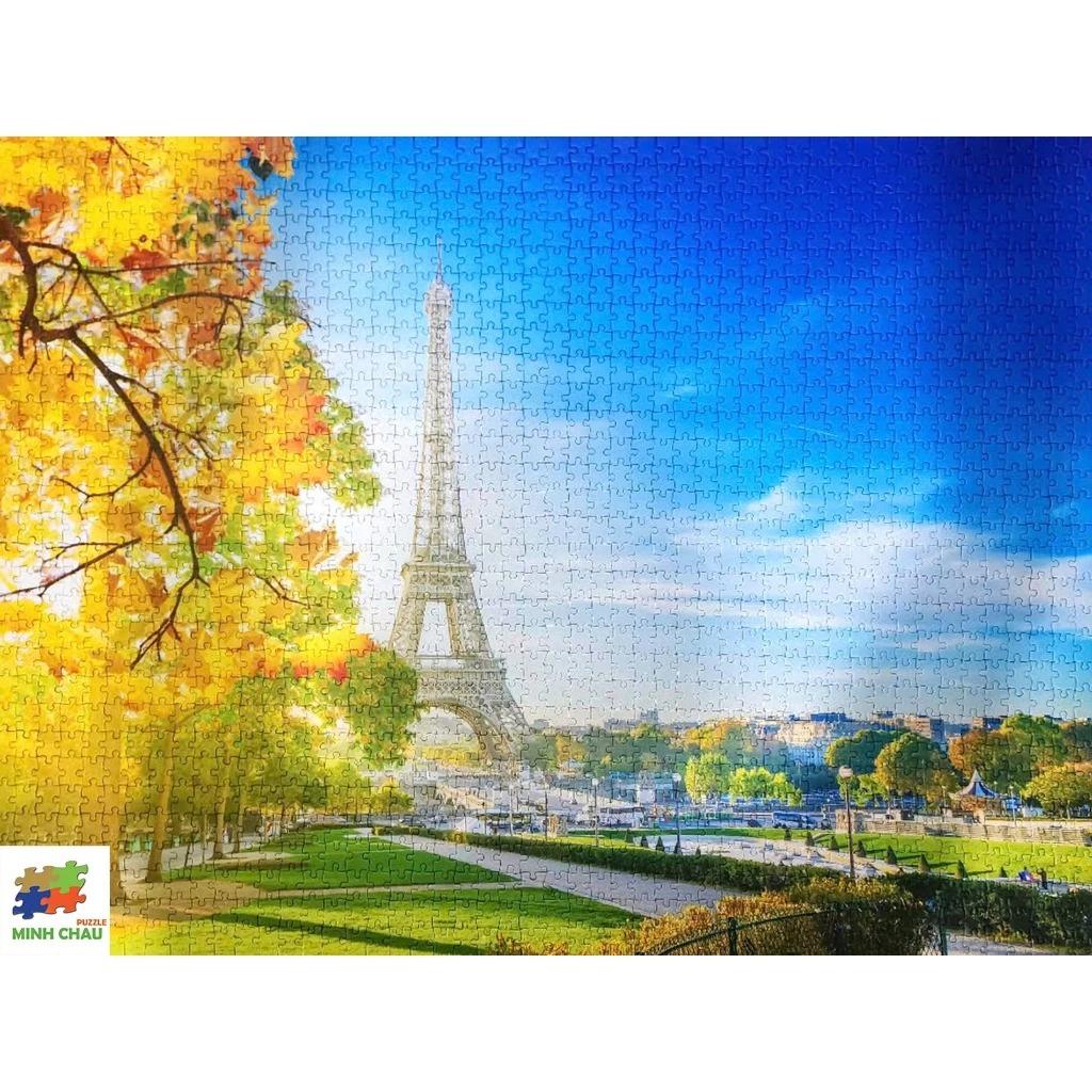 Bộ Tranh Ghép Hình Minh Châu - 60 x 80 cm (1500 Mảnh Ghép) - Tháp Eiffel