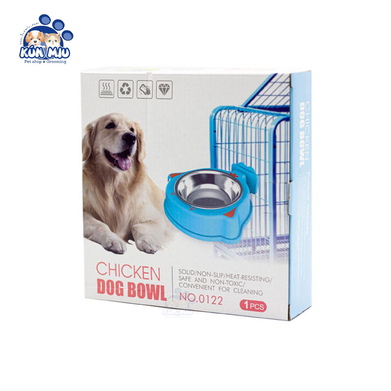 Bát Ăn Treo Lồng Chicken Dog Bowl