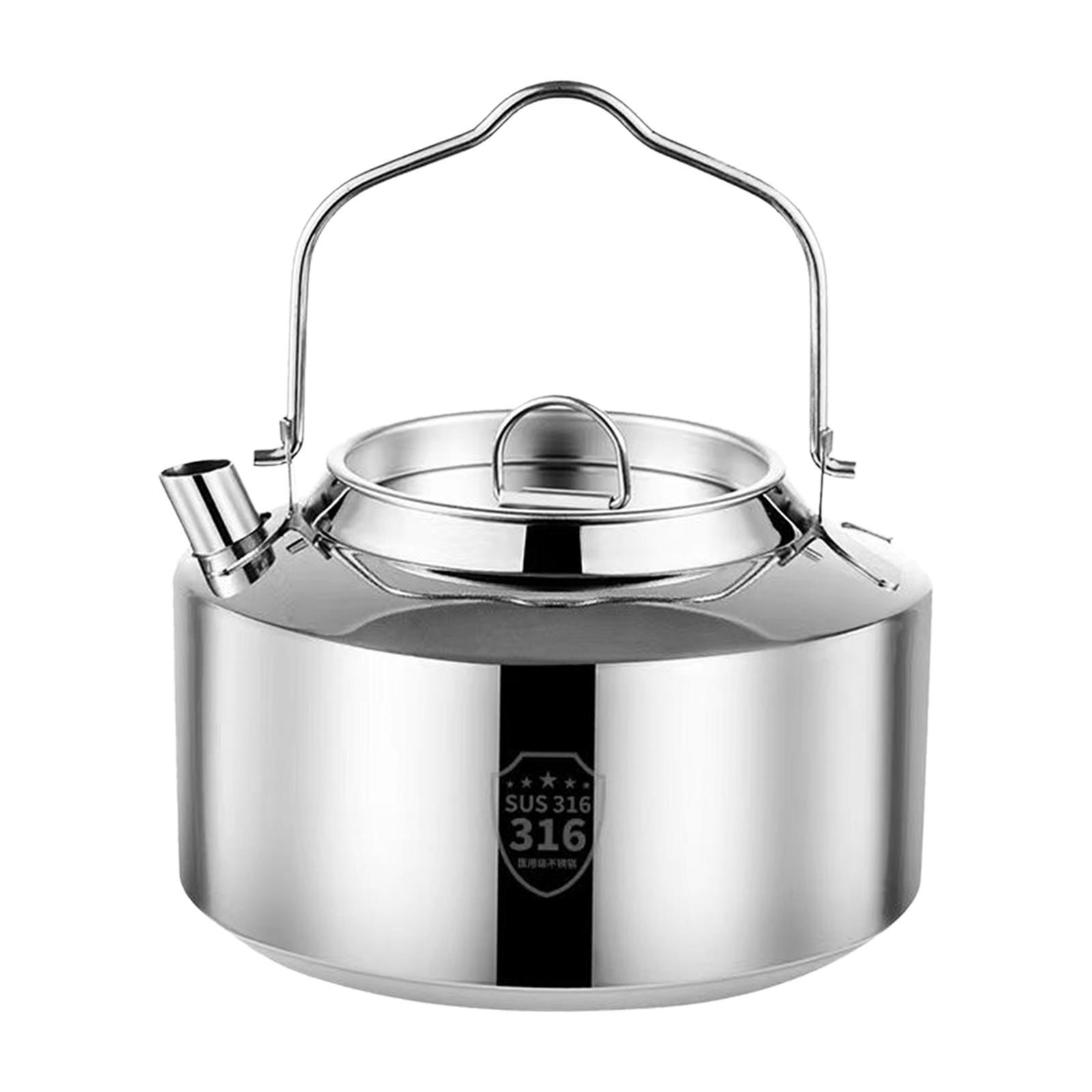 Camping Water Kettle Coffee Pot Mountaineering Camp Hiking Travel Tea Kettle
