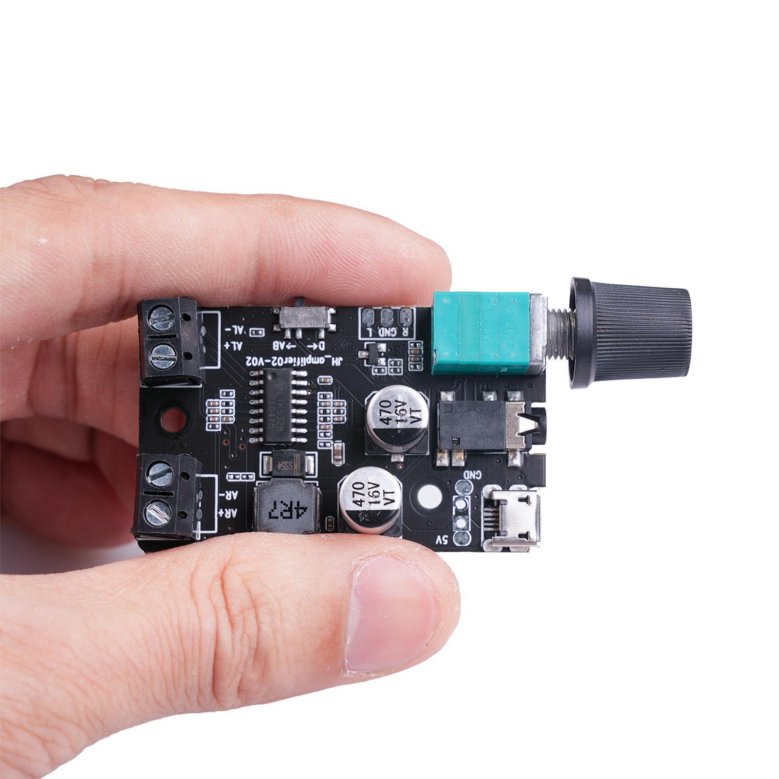 Digital Audio Amplifier Board with 3.5mm Audio Cable Mini Audio Amplify Board for DIY Sound System