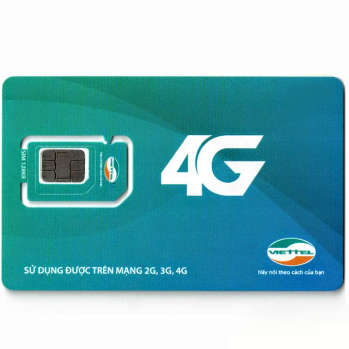 Sim Dcom 4G D300 Viettel Trọn Gói 6 Tháng (4Gb/Tháng) tốc độ cao